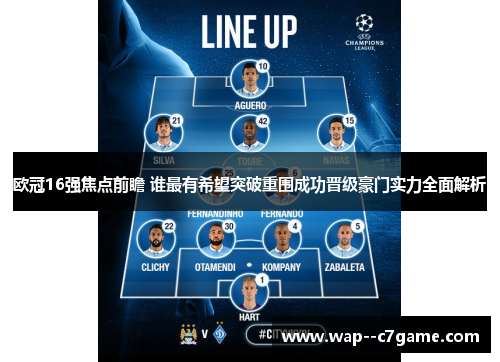 欧冠16强焦点前瞻 谁最有希望突破重围成功晋级豪门实力全面解析