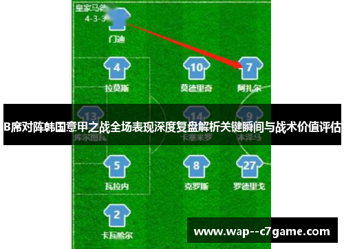 B席对阵韩国意甲之战全场表现深度复盘解析关键瞬间与战术价值评估 B席对阵韩国意甲之战全场表现深度复盘解析关键瞬间与战术价值评估